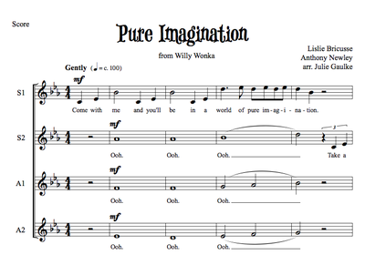 Pure Imagination - Pianomom's Sheet Music
