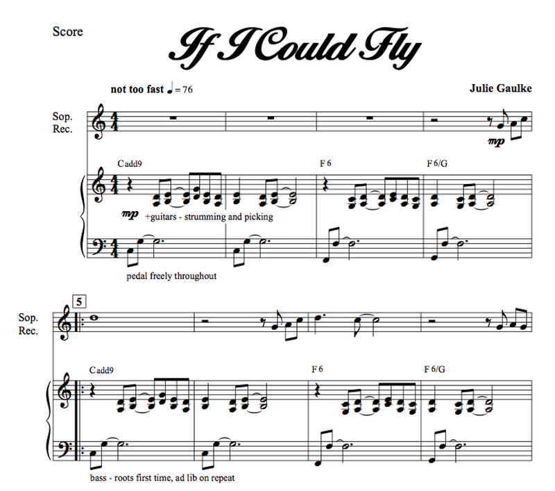If I Could Fly (rec)