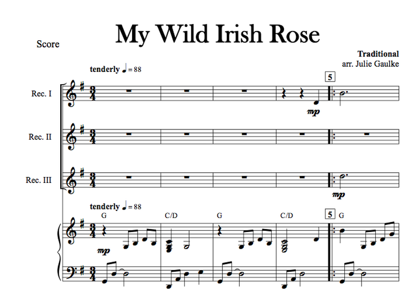My Wild Irish Rose