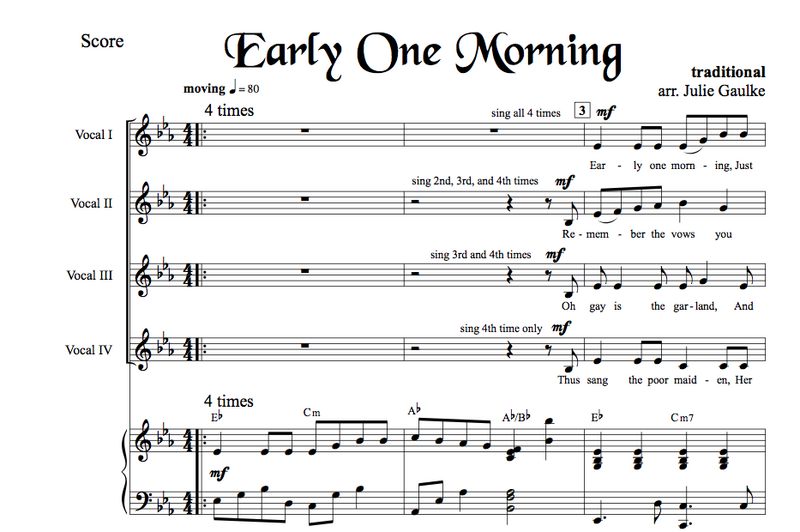 Early One Morning - with MP3