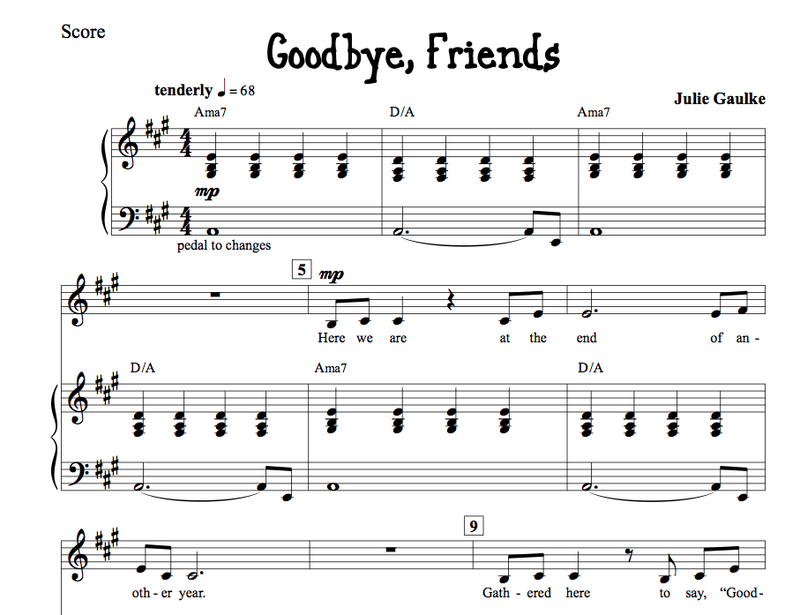 Goodbye, Friends - with MP3