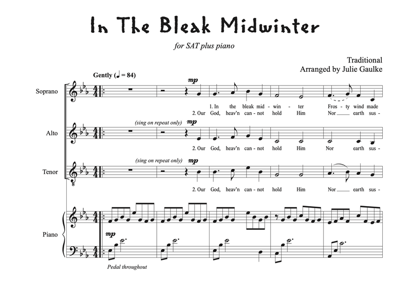 In The Bleak Midwinter SAT