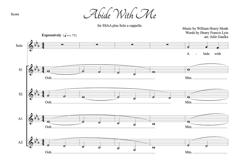 Abide With Me SSAA