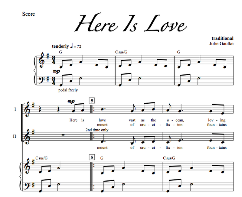 Here Is Love - with MP3