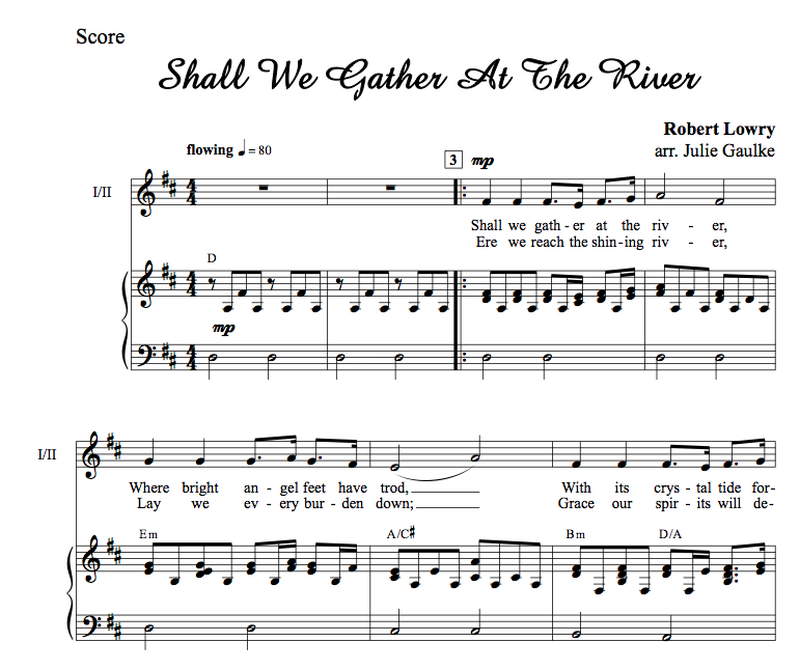 Shall We Gather At The River - with MP3