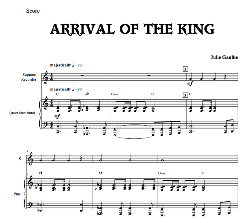 Arrival Of The King