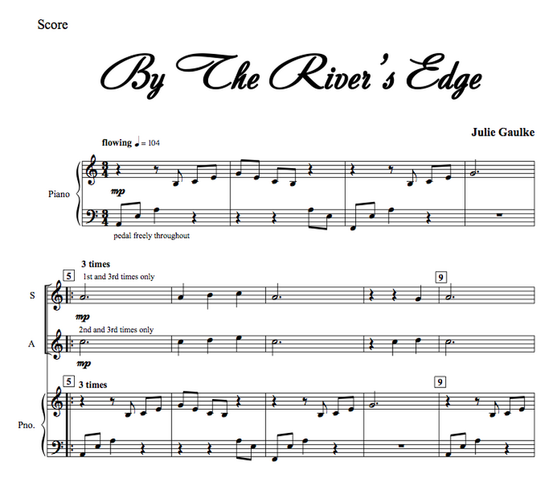 By The River's Edge - with MP3